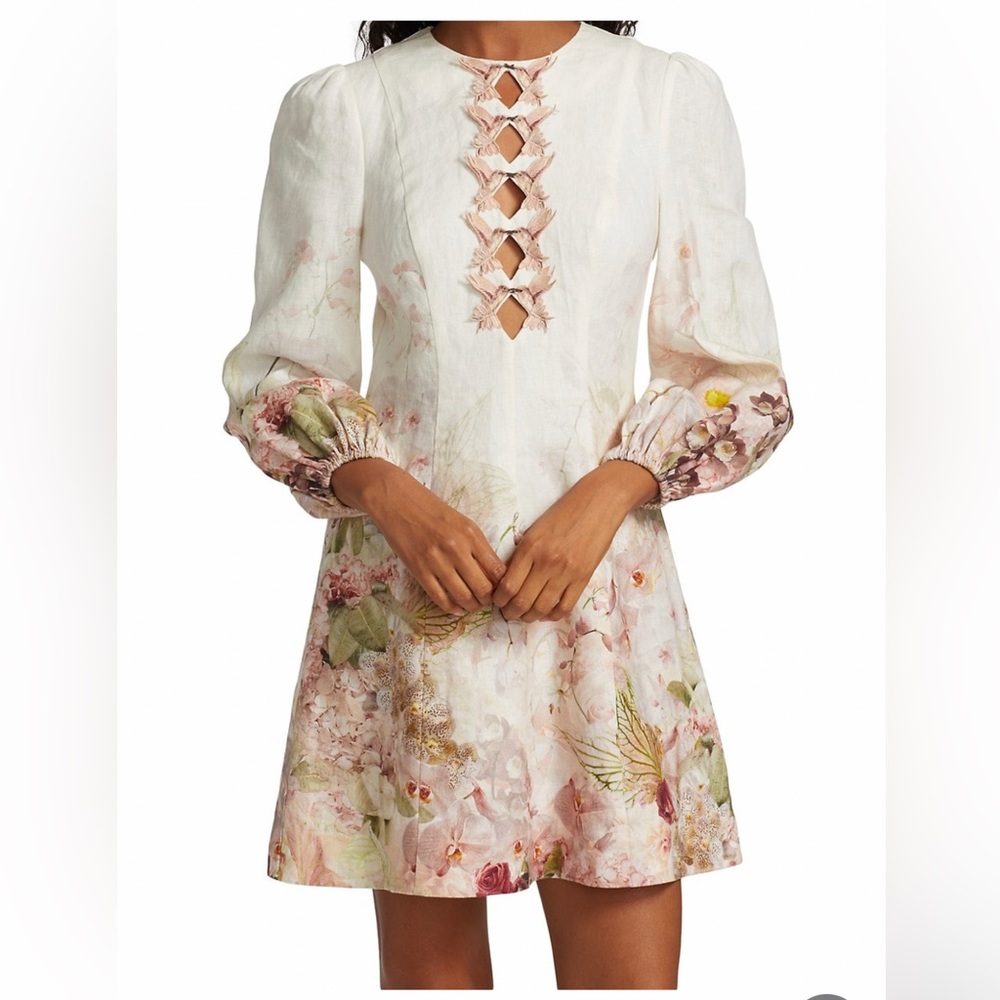 Zimmermann Dancer mini dress linen